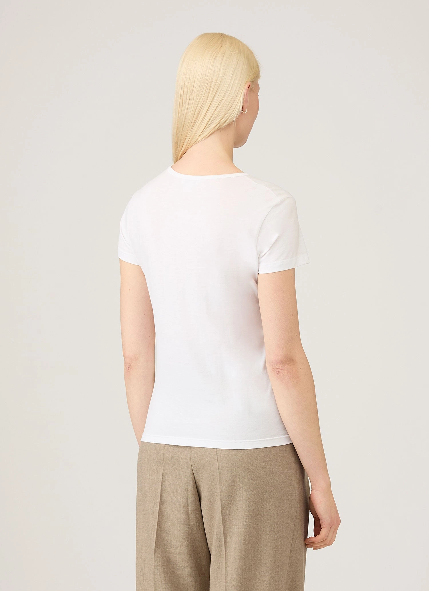 Women's Classic T-shirt in White Versatile Performance