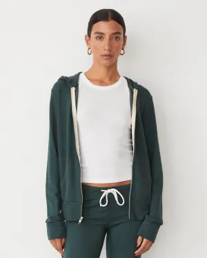 Supersoft Zip Up Hoody Bamboo Charcoal Blend Non Chafe Armholes Supersoft Zip Up Hoody