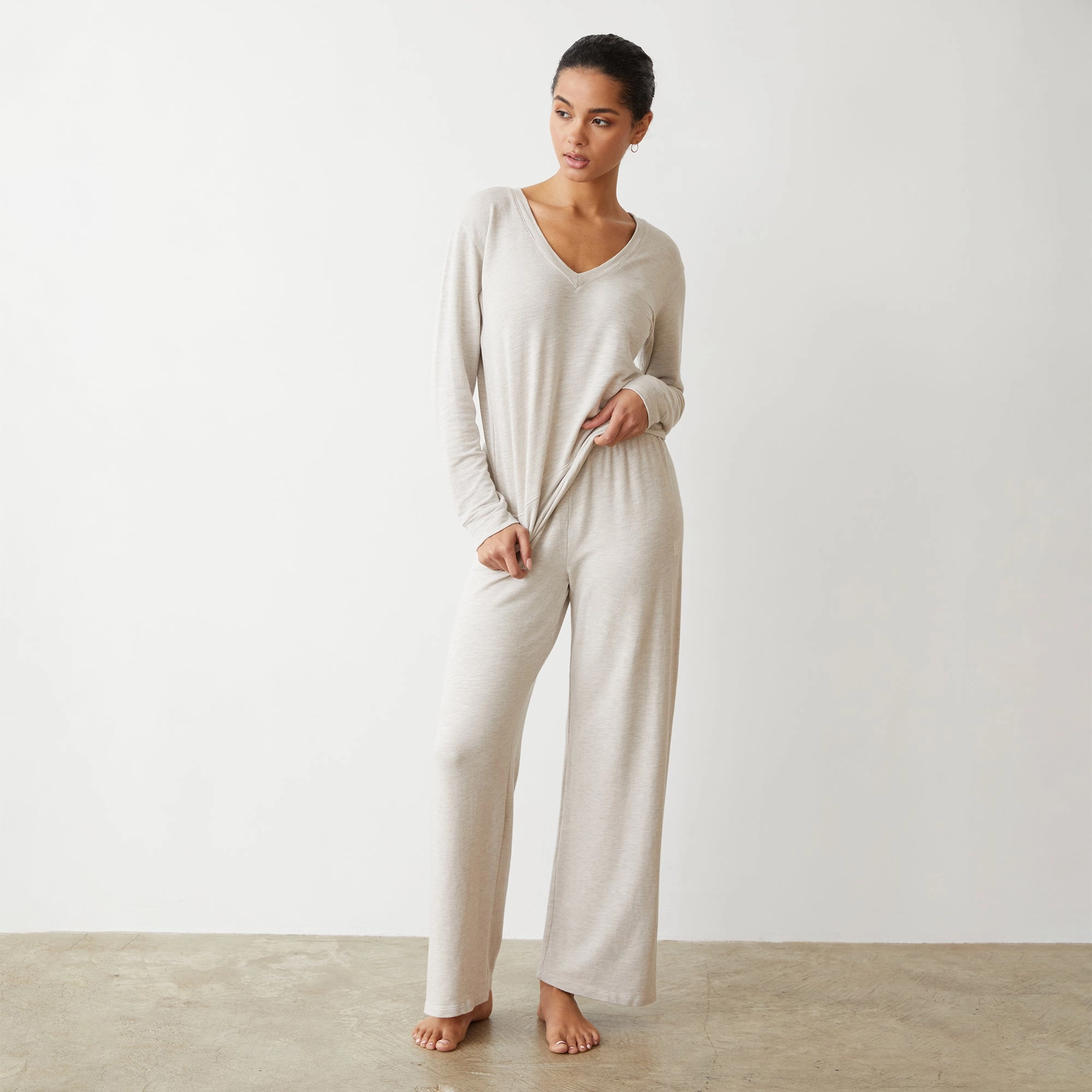 Easy Pack Clean Fit Supersoft Crop Straight Leg Sweat