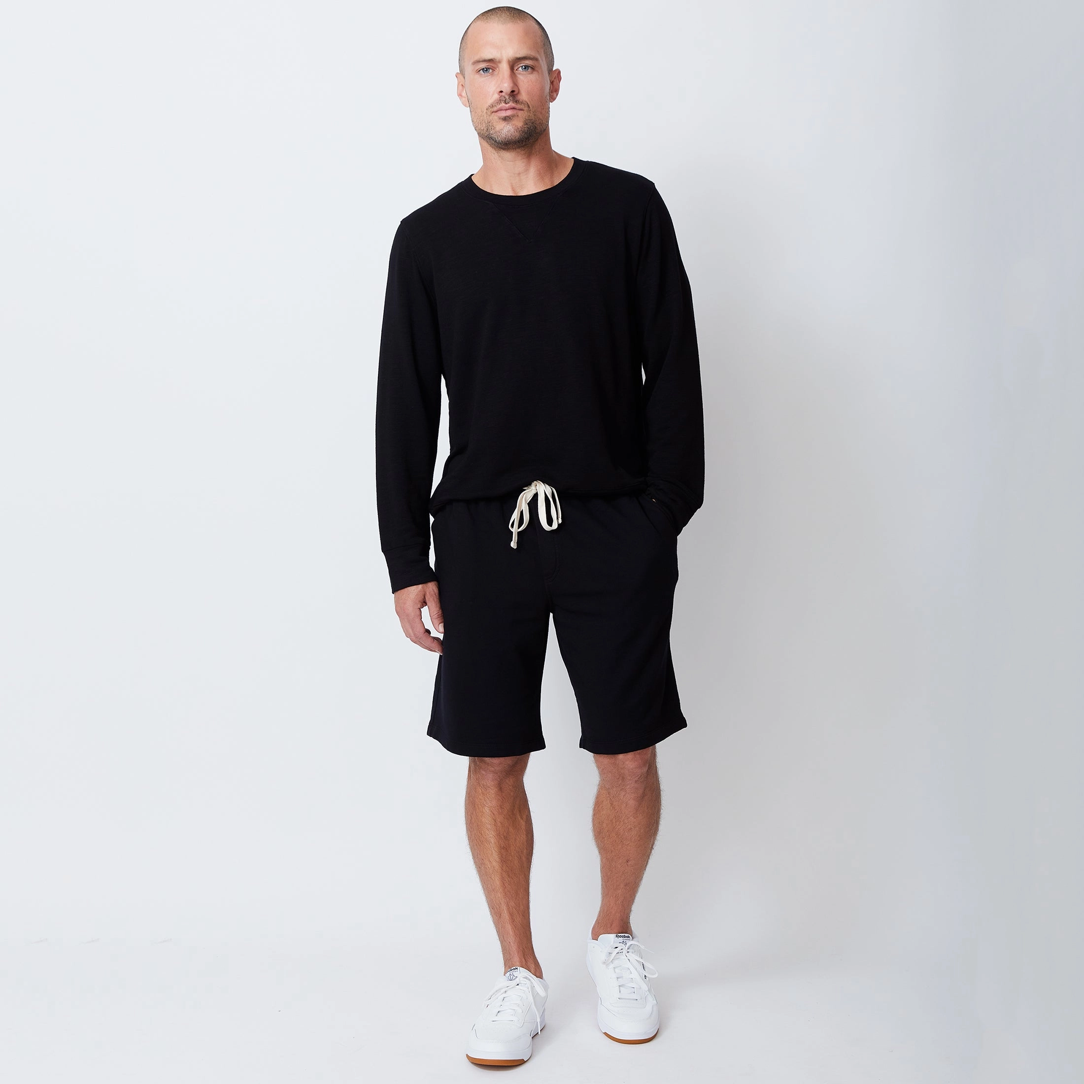 Reflective Trim Supersoft Fleece Shorts