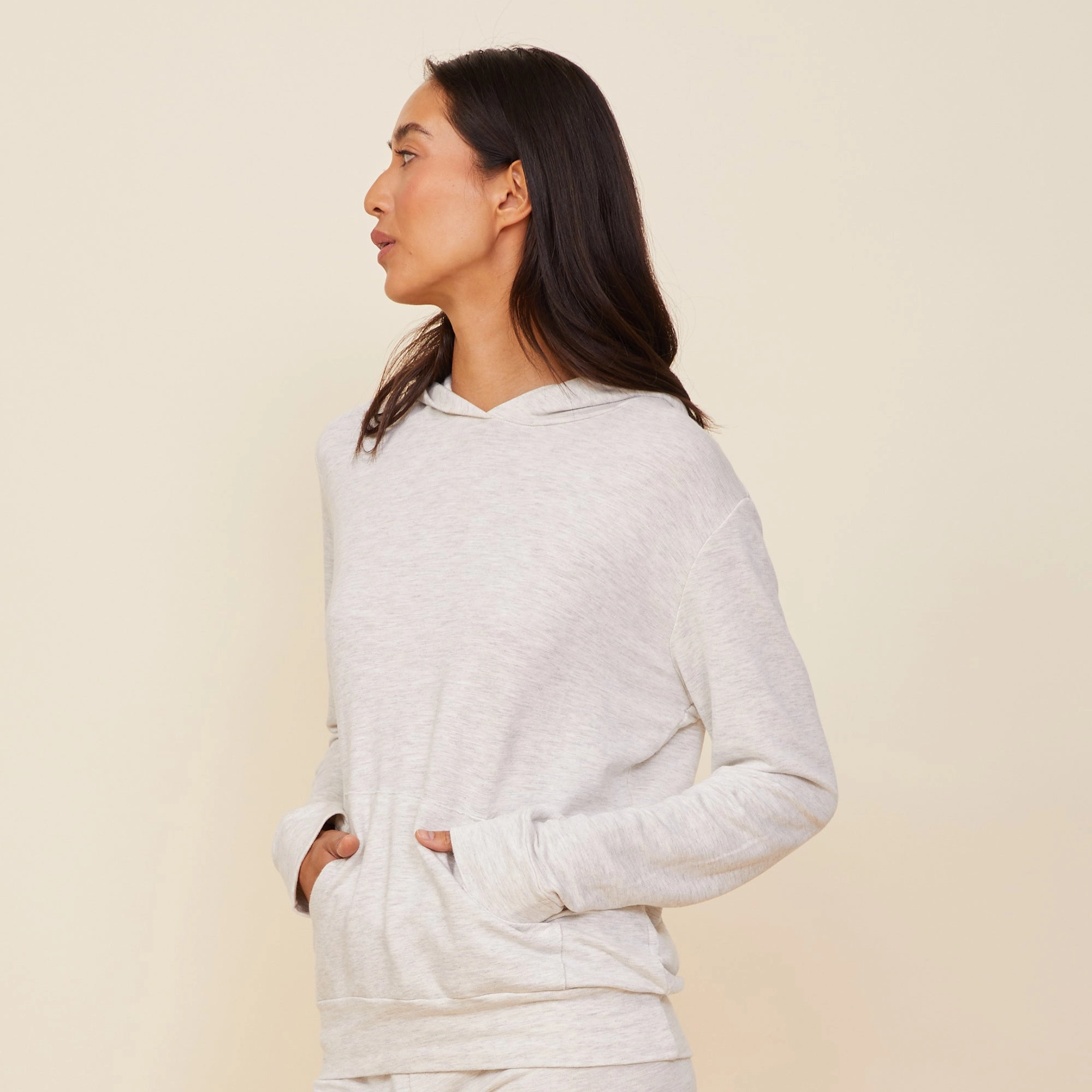 LightweightLayeringSystem Drop Shoulder Design Supersoft Pullover Hoody