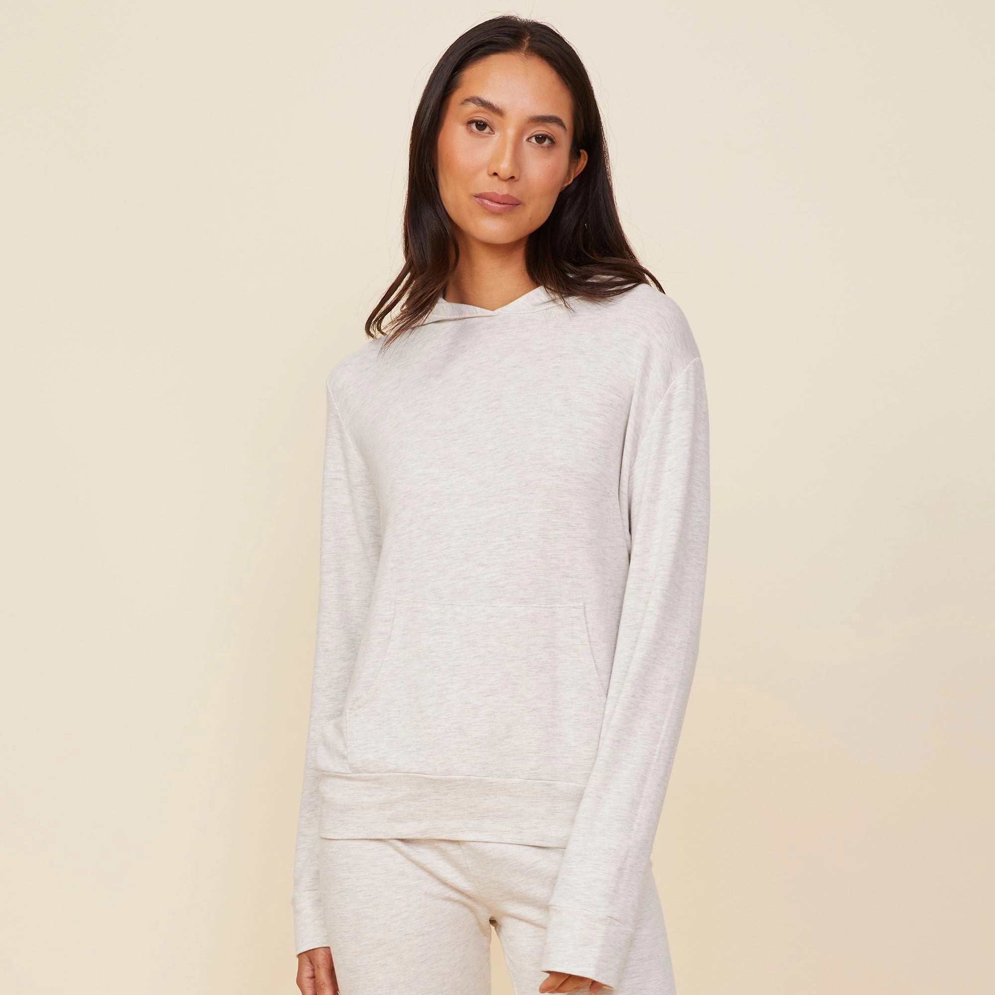 Multi Directional Mobility ConvertibleSleeves Supersoft Pullover Hoody