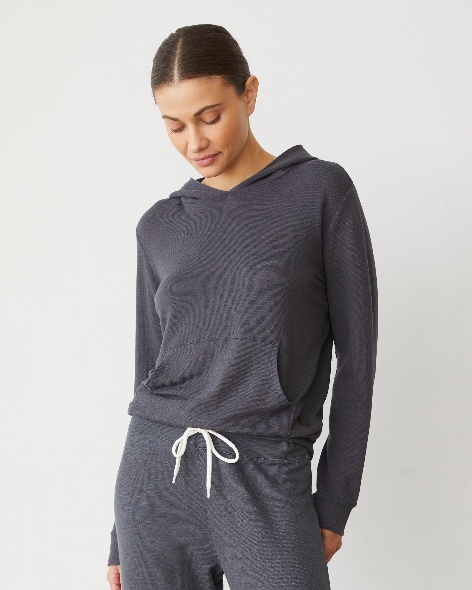 Supersoft Pullover Hoody Bamboo Fiber Fabric Garment Washed Finish