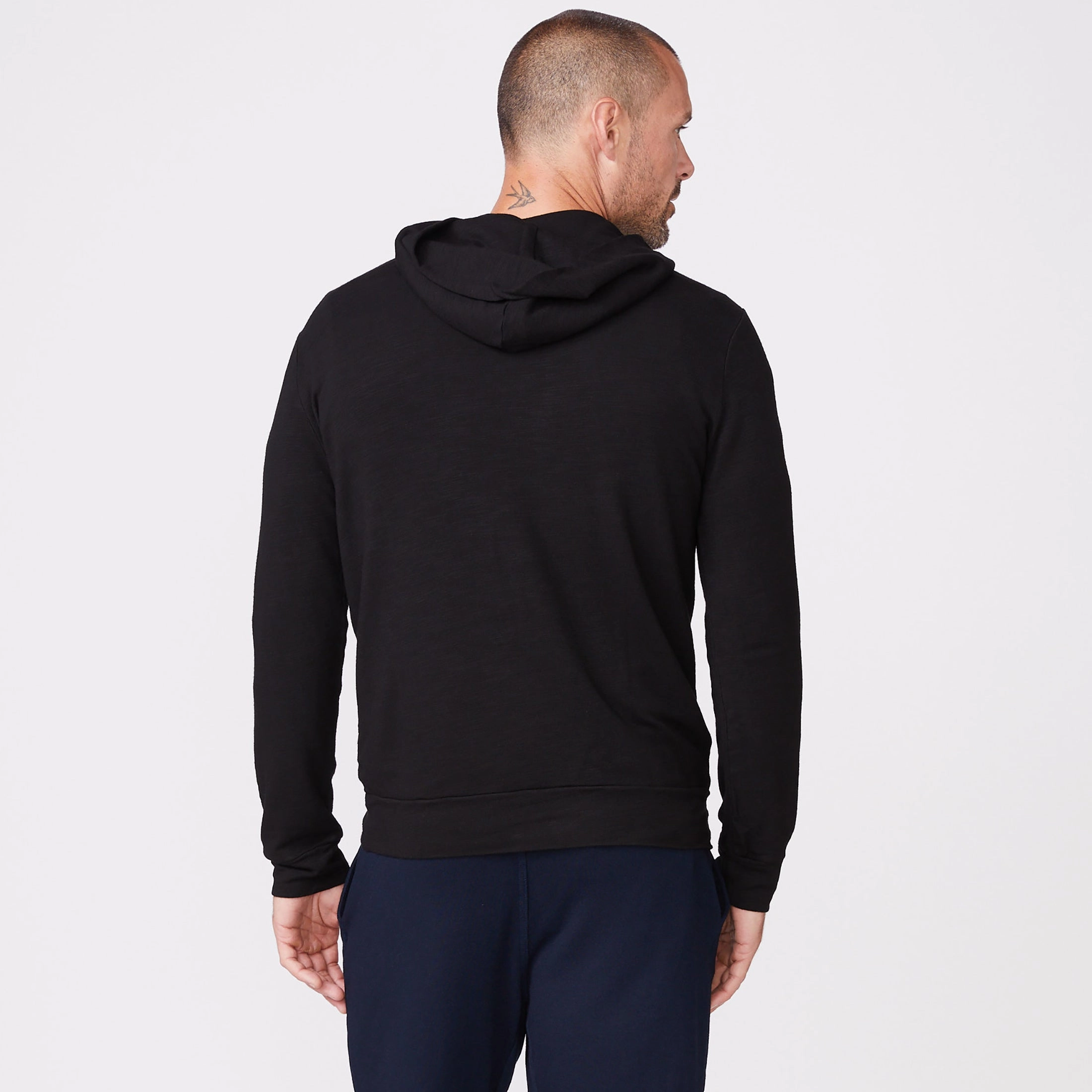 Midweight Texture MicrofiberTech Supersoft Pullover Hoody