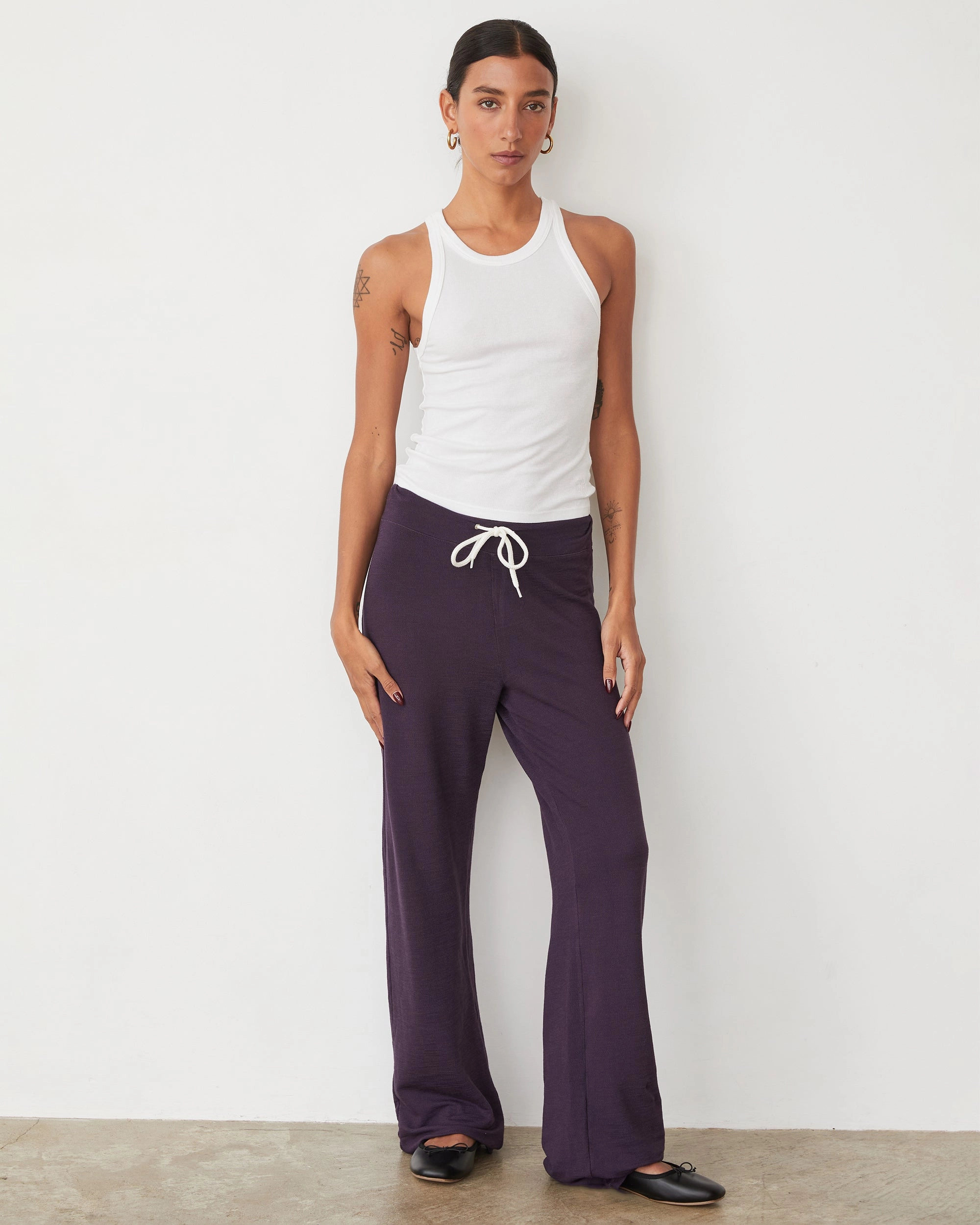 Versatile Shirt High Neckline Supersoft Straight Leg Vintage Sweat