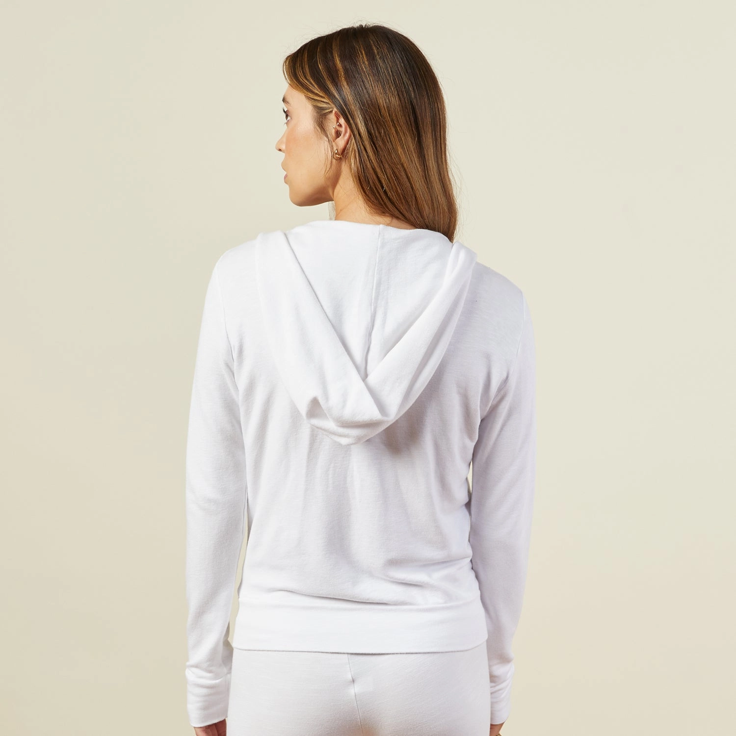Comfortable Layer Tunic top Supersoft Zip Up Hoody