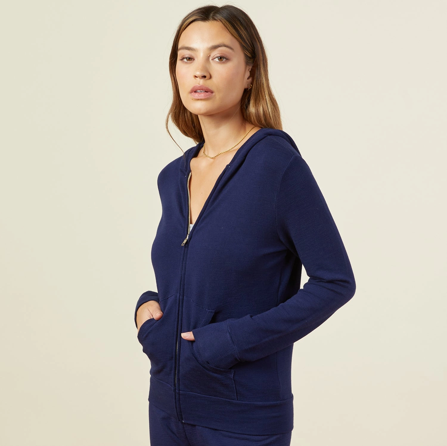 Quick Dry Material AthleisureCompatible Supersoft Zip Up Hoody