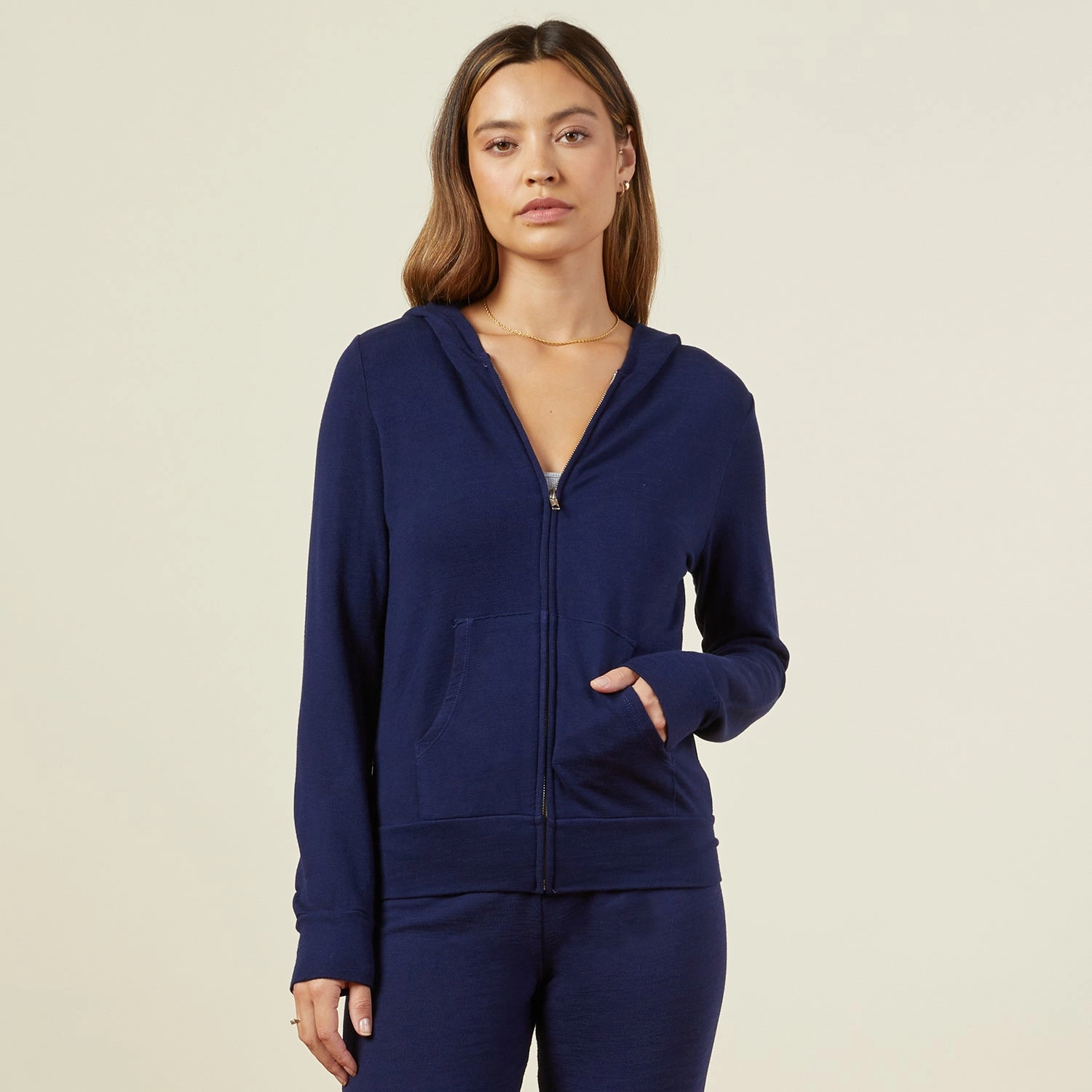 Supersoft Zip Up Hoody Flexible Neckline