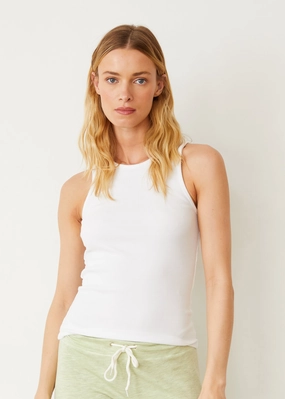 Supimaluxe Rib High Neck Tank OdorControl Technology Supimaluxe Rib High Neck Tank Elegant Look