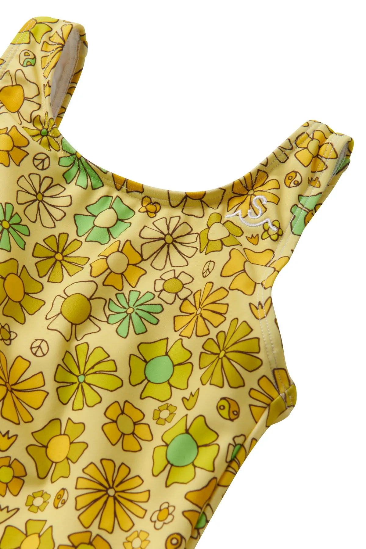 Surfy Birdy x Seaesta Surf / Surfy 60s / Chartreuse Swimsuit