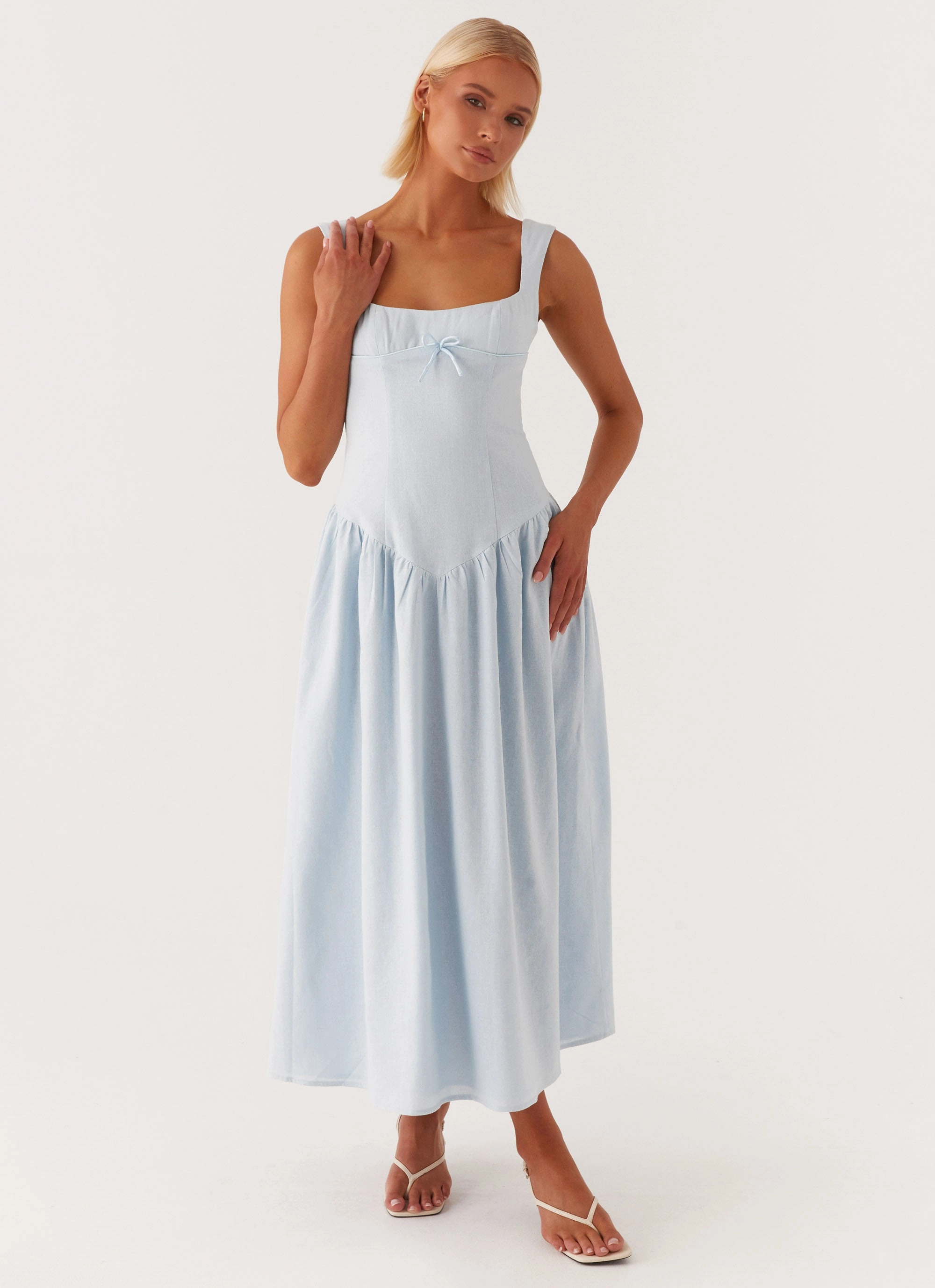 Birthday-Celebration Suzie Midi Dress - Blue