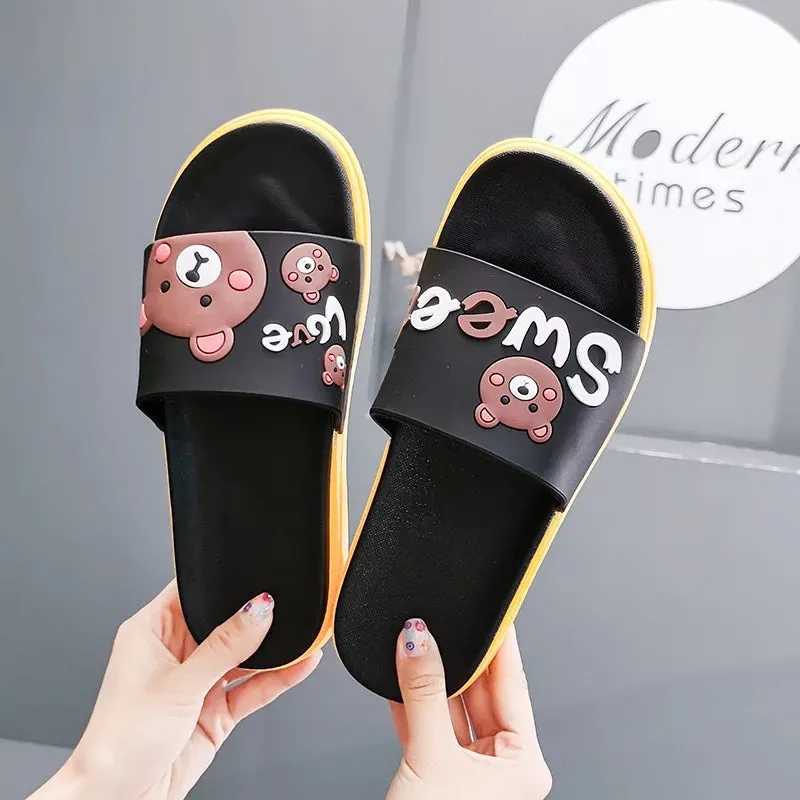 Sweet Bear Woman's Slippers Casual Sandals