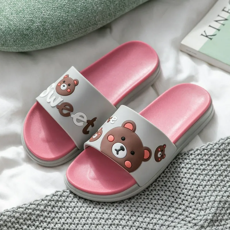 Sweet Bear Woman's Slippers Casual Sandals