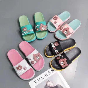 Sweet Bear Woman's Slippers Casual Sandals