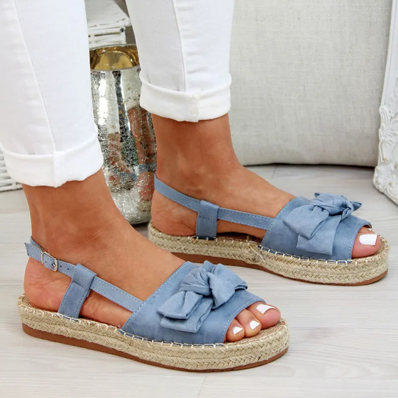 Sweet Bow Summer Sandals