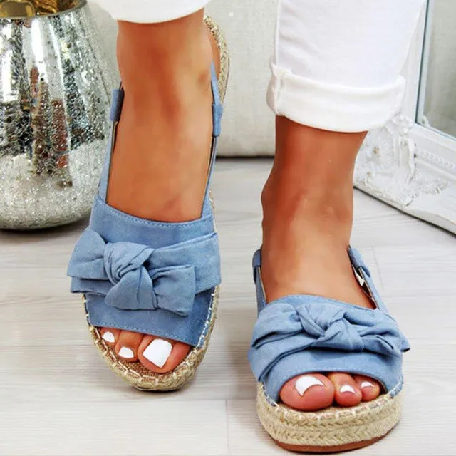 Sweet Bow Summer Sandals
