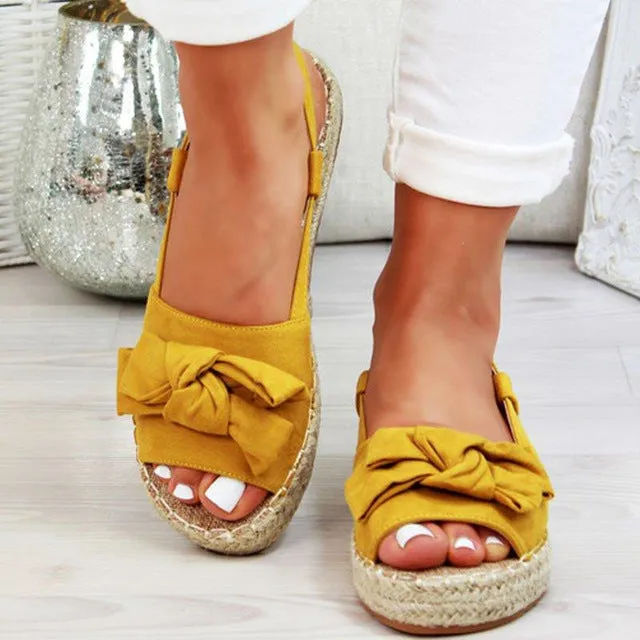 Sweet Bow Summer Sandals