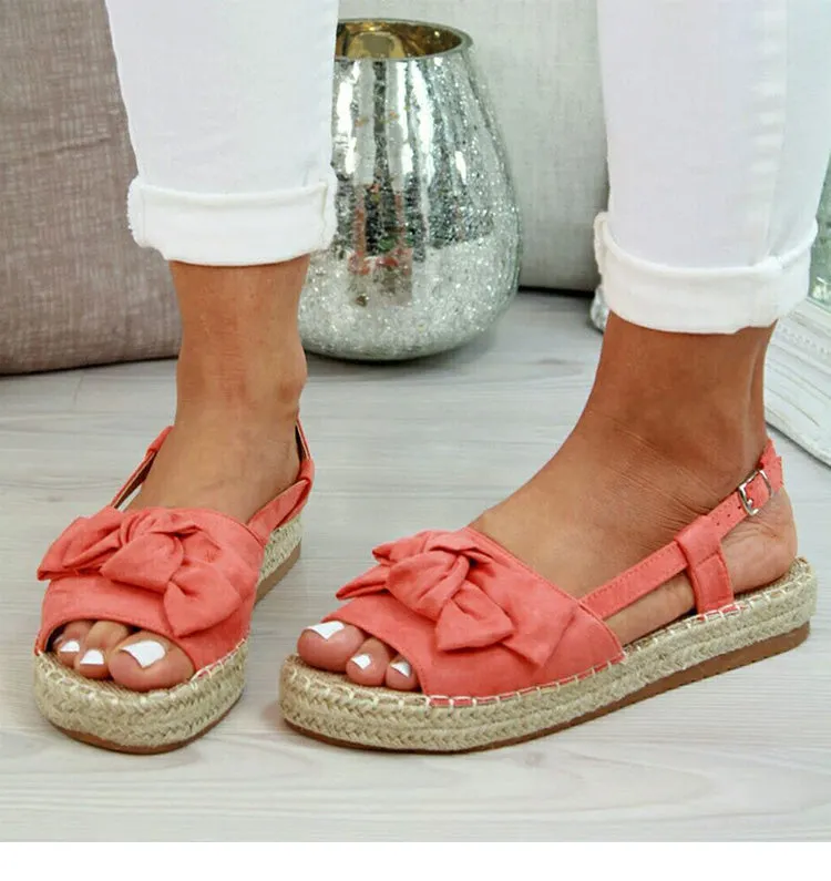 Sweet Bow Summer Sandals