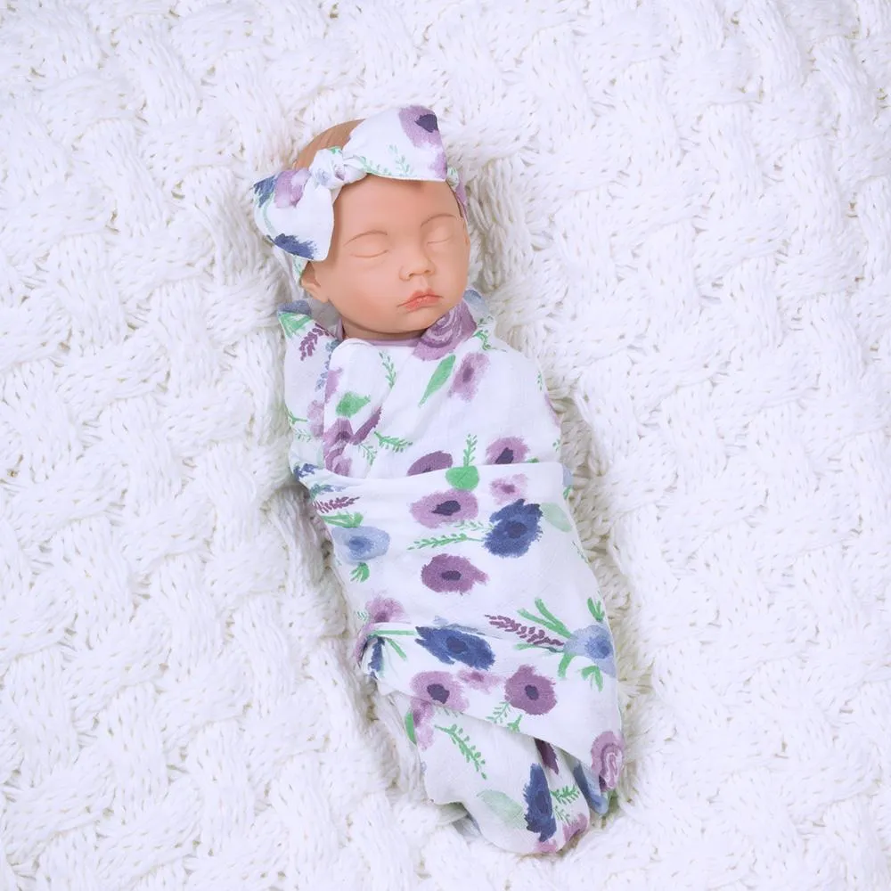 Sweet Swaddlers: Sleeping Lilac