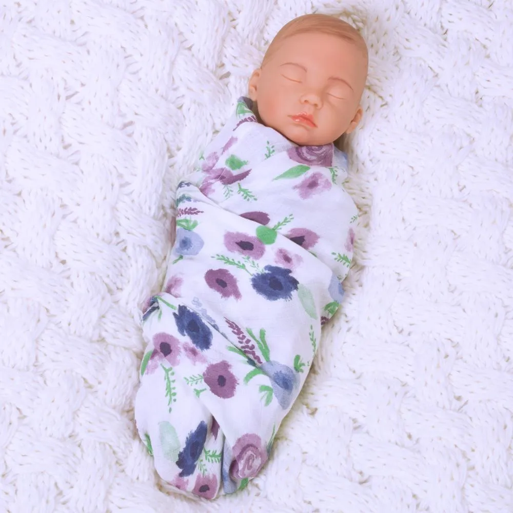 Sweet Swaddlers: Sleeping Lilac