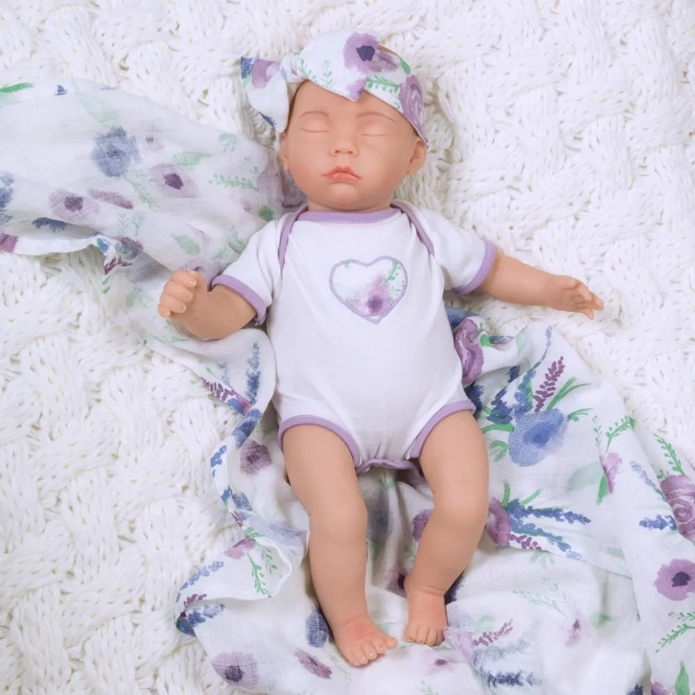 Sweet Swaddlers: Sleeping Lilac