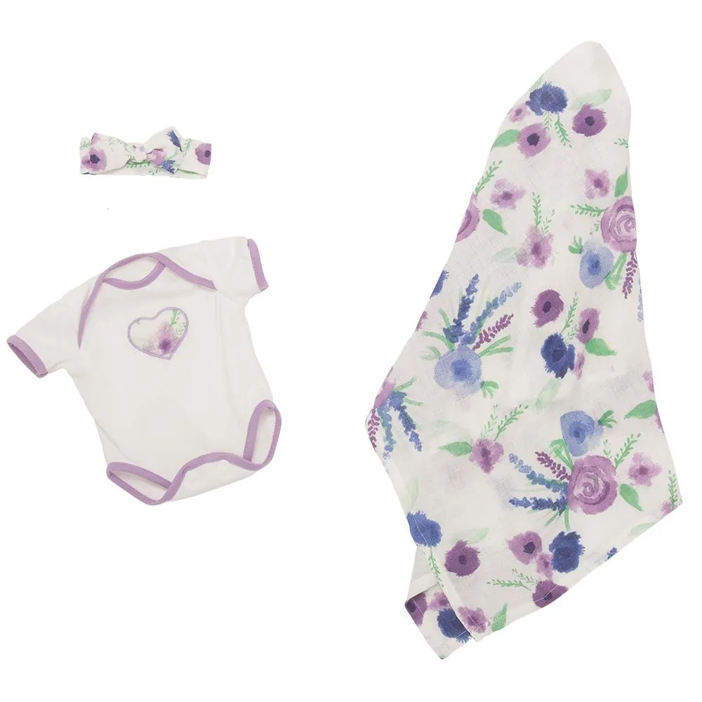 Sweet Swaddlers: Sleeping Lilac