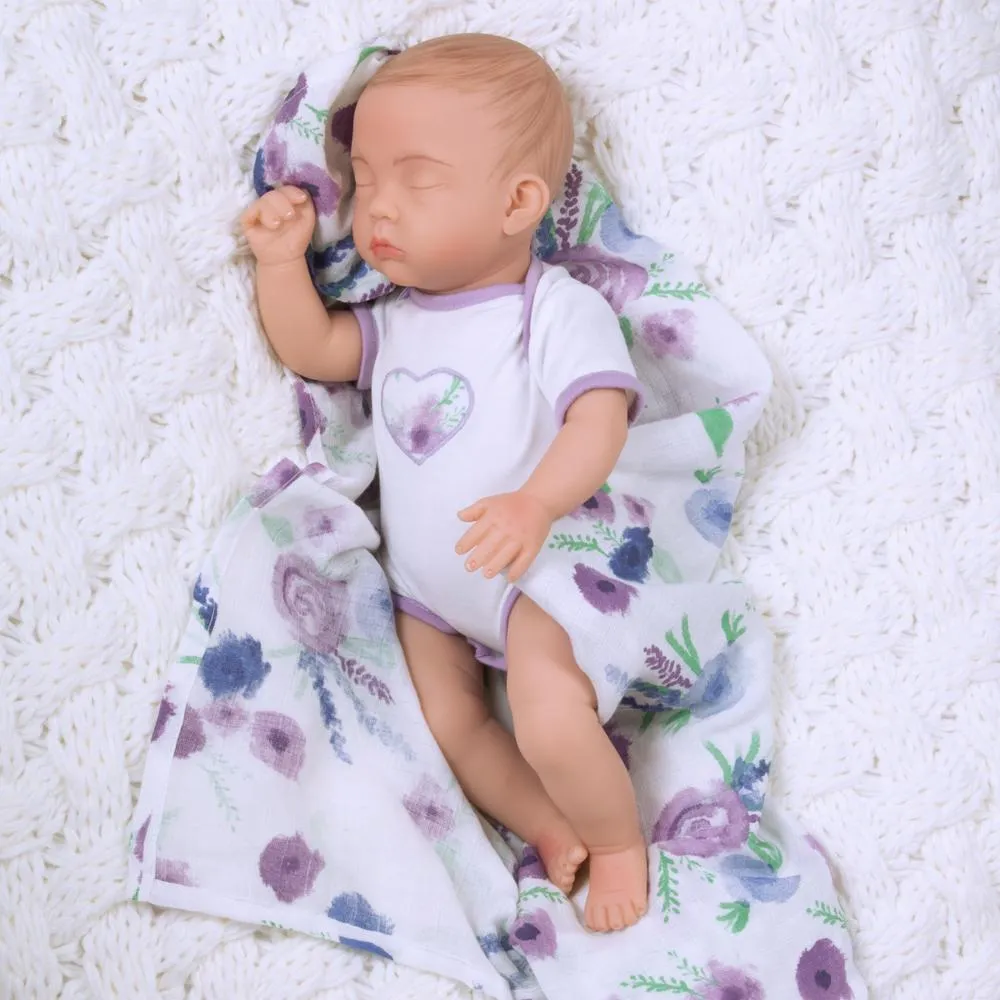 Sweet Swaddlers: Sleeping Lilac