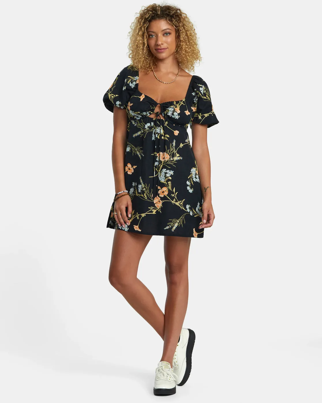 Sweet Talk Mini Dress - RVCA Black