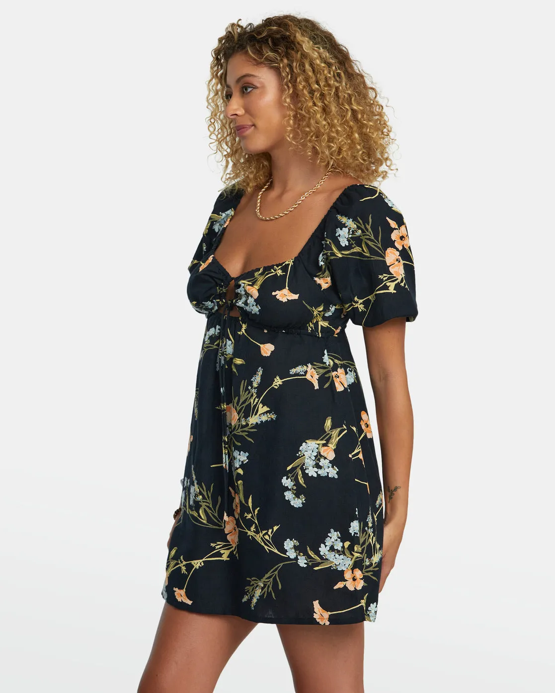 Sweet Talk Mini Dress - RVCA Black
