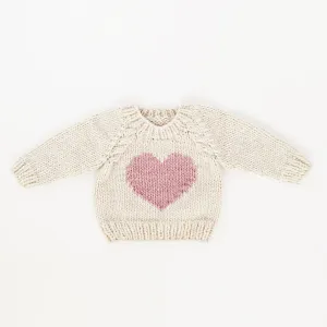 Sweetheart Crew Neck Sweater
