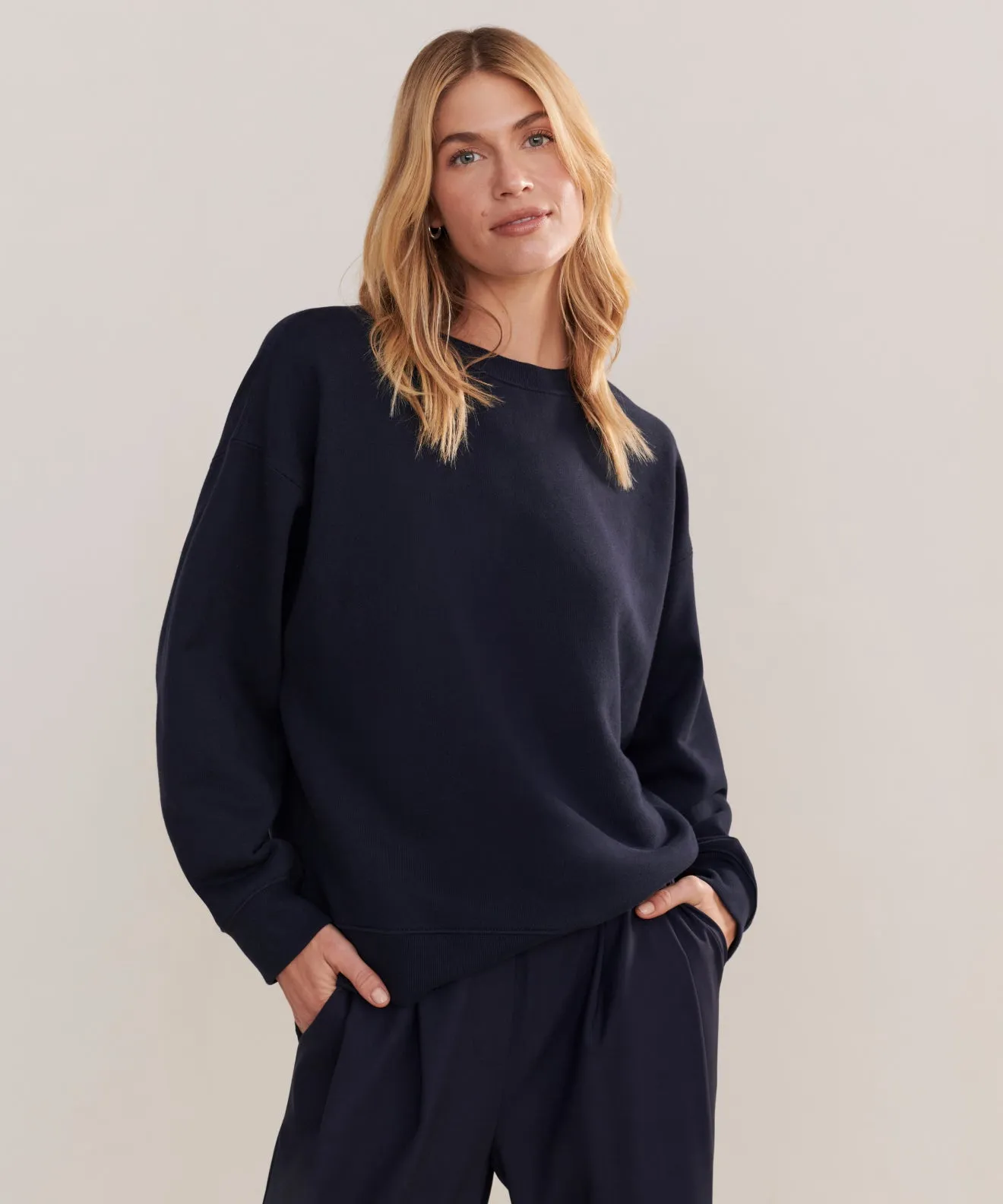 Roll Up Sleeve System Marina Sweatshirt