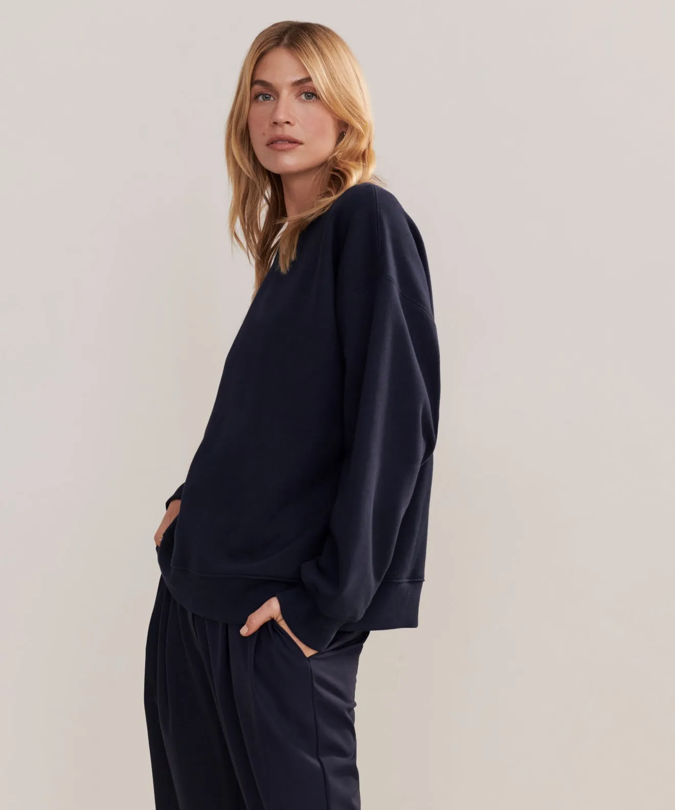 Marina Sweatshirt Sustainable Manufacturing