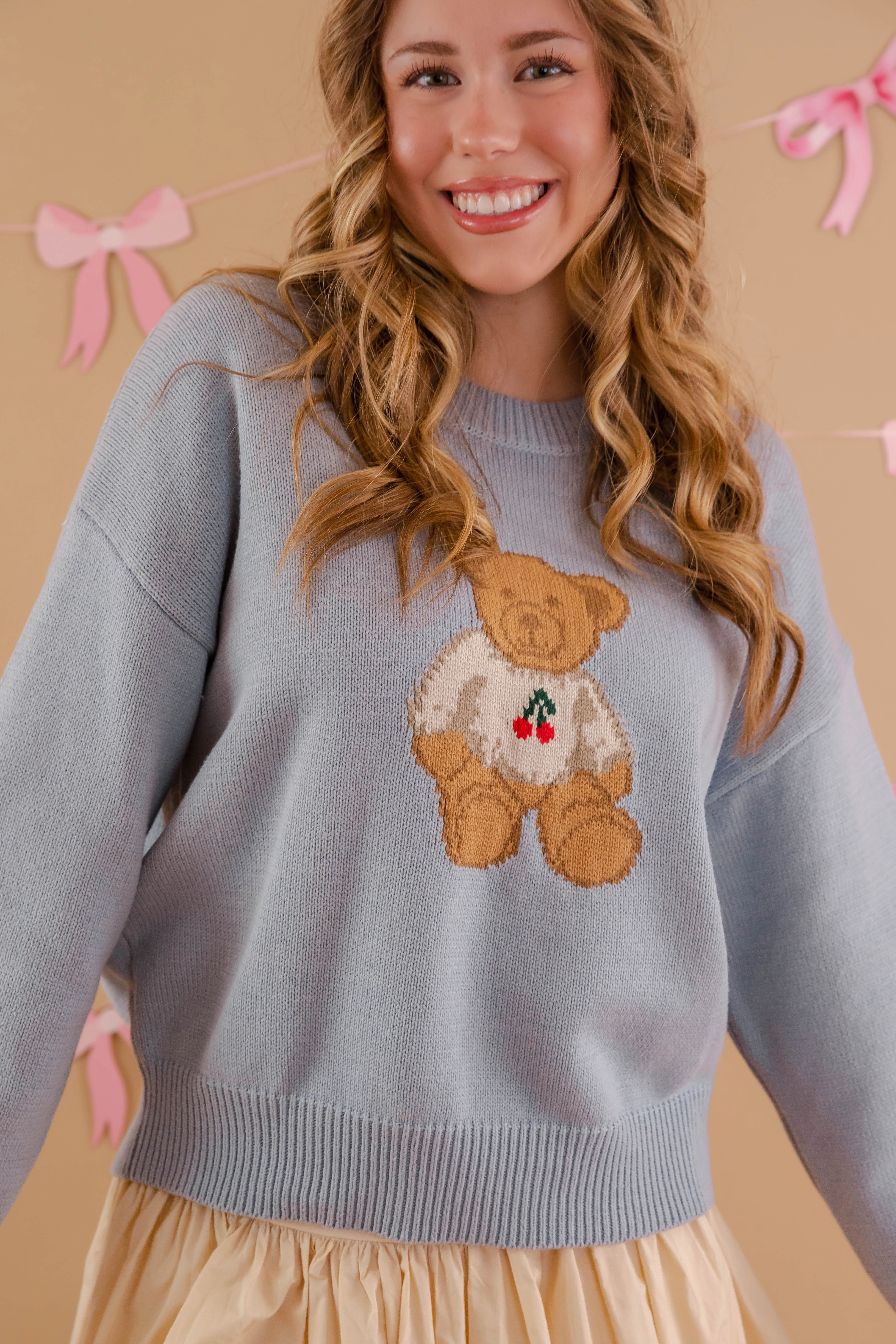 UltraLightweight AbrasionResistant My Reassurance Sweater-Baby Blue