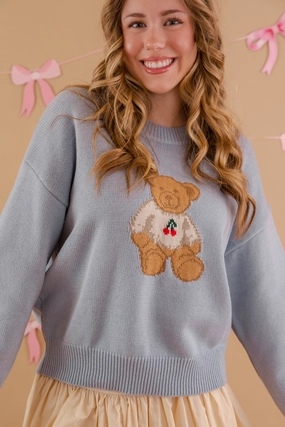 TaglessNeckline Style My Reassurance Sweater-Baby Blue UltraLightweight AbrasionResistant My Reassurance Sweater-Baby Blue