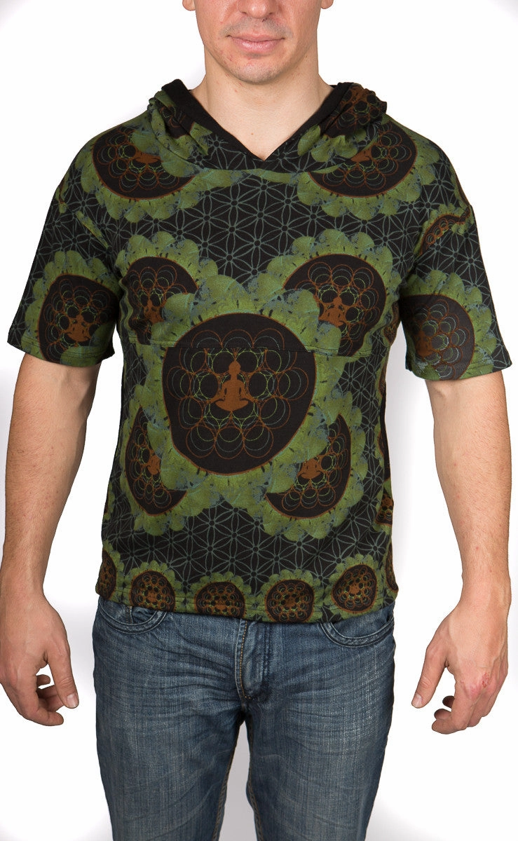 Print Hood Tee Lucid LightweightDesign