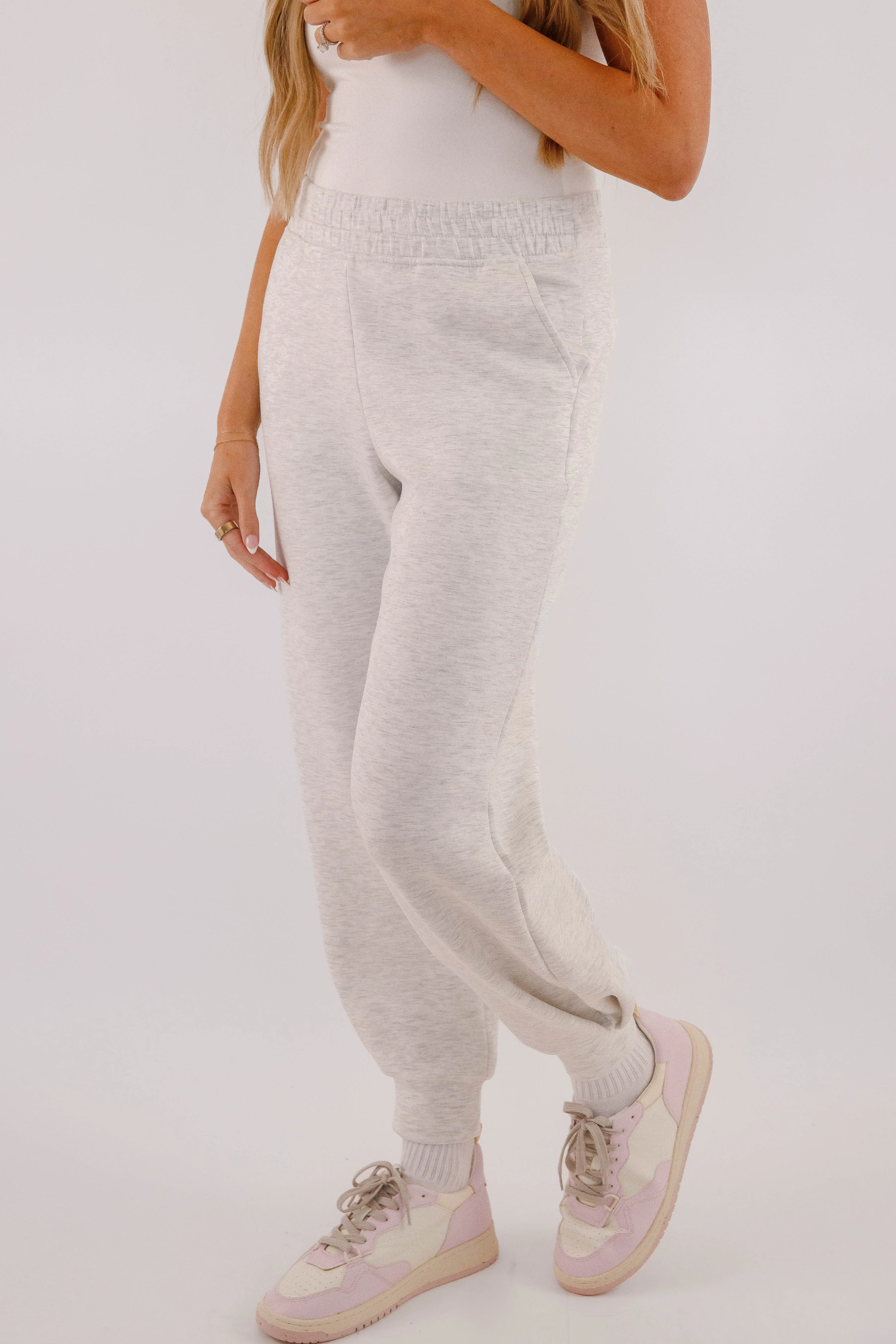 Getting There Joggers-Heather Grey StaticDissipativeFabric