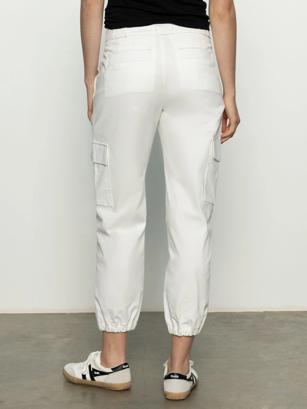 Abrasion Resistant Panels Breathable mesh Take Over Jogger Mid-Rise Pant Bleached White
