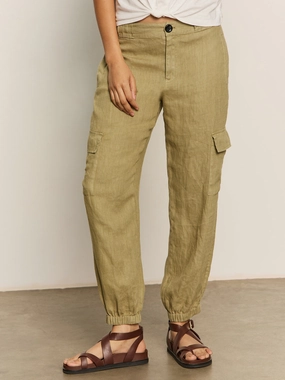 Take Over Linen Jogger Standard Rise Pant Bamboo Flexible Gusset Tagless label Take Over Linen Jogger Standard Rise Pant Bamboo