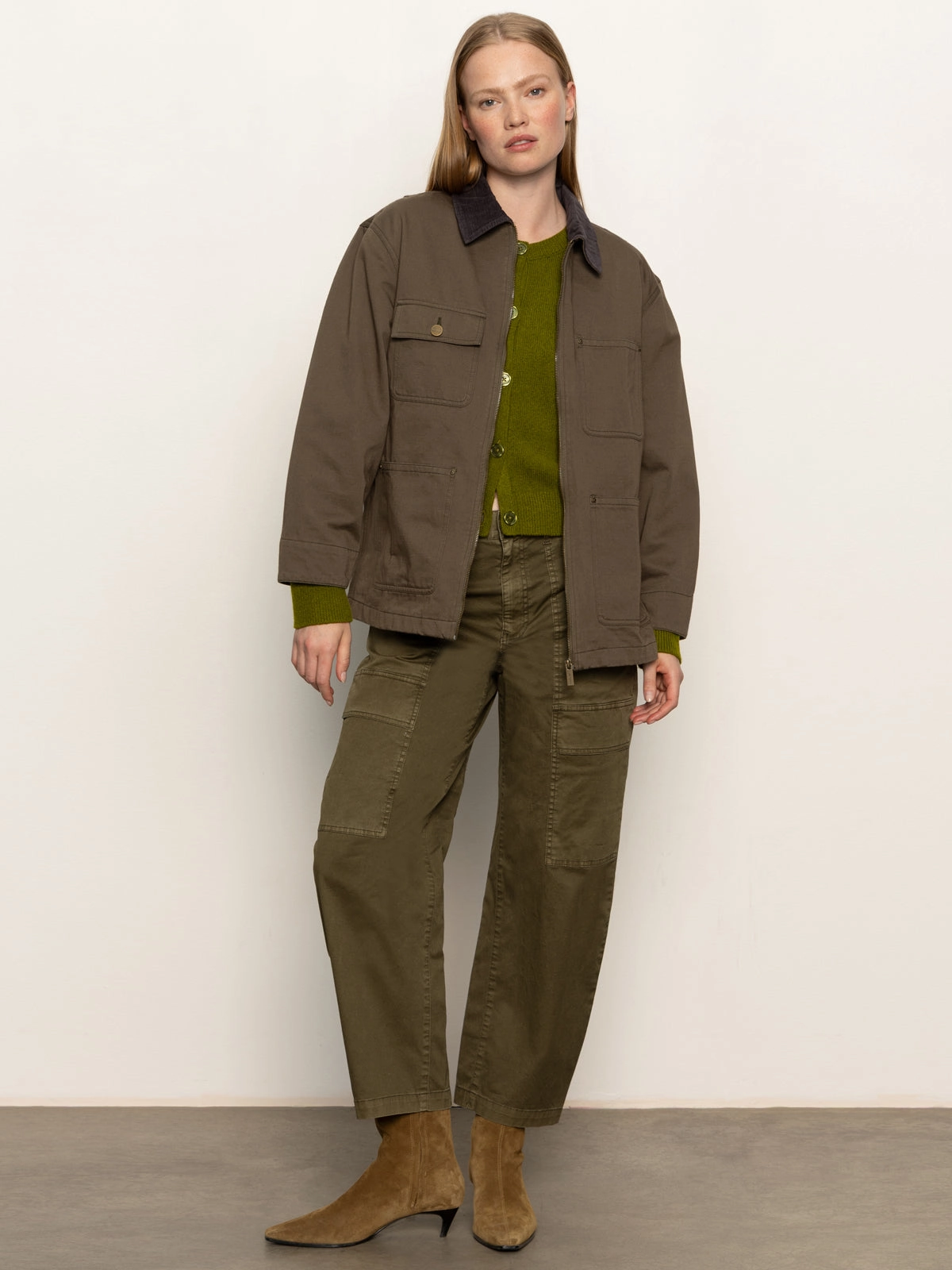 Barn Jacket Burnt Olive Versatile Jacket