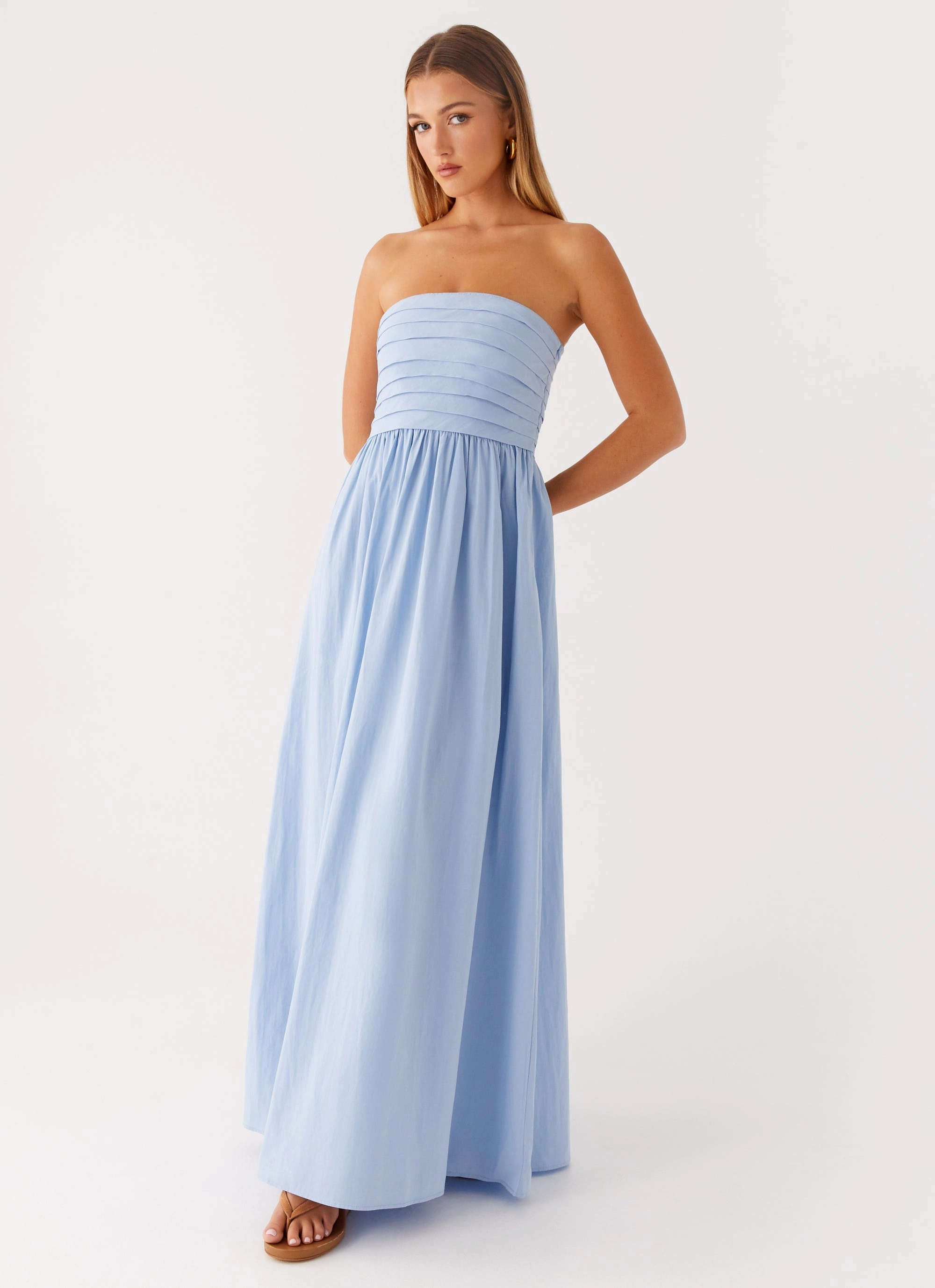 Essential Layer Effortless Look Tamia Maxi Dress - Blue