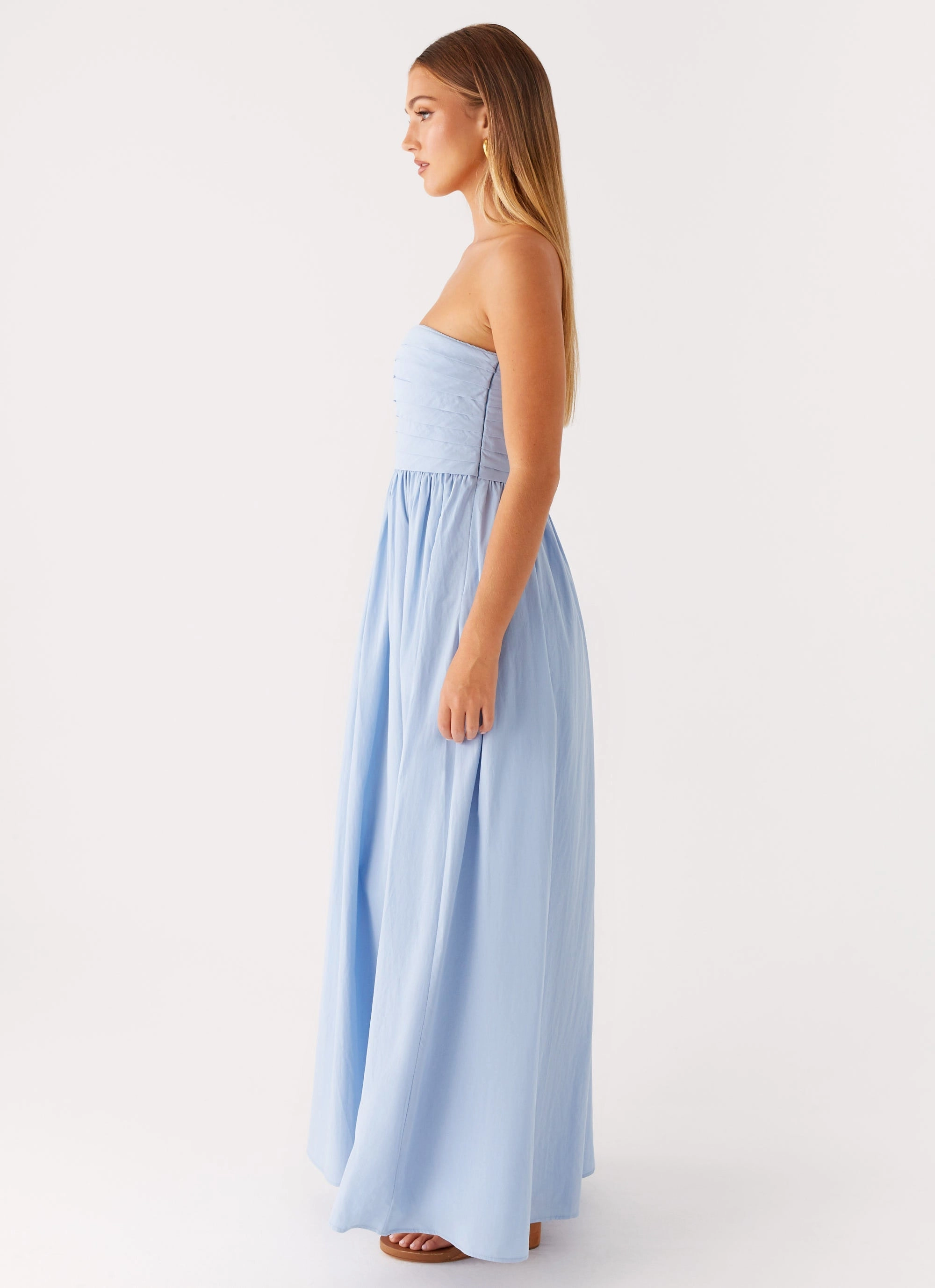 Tamia Maxi Dress - Blue Skin-friendly