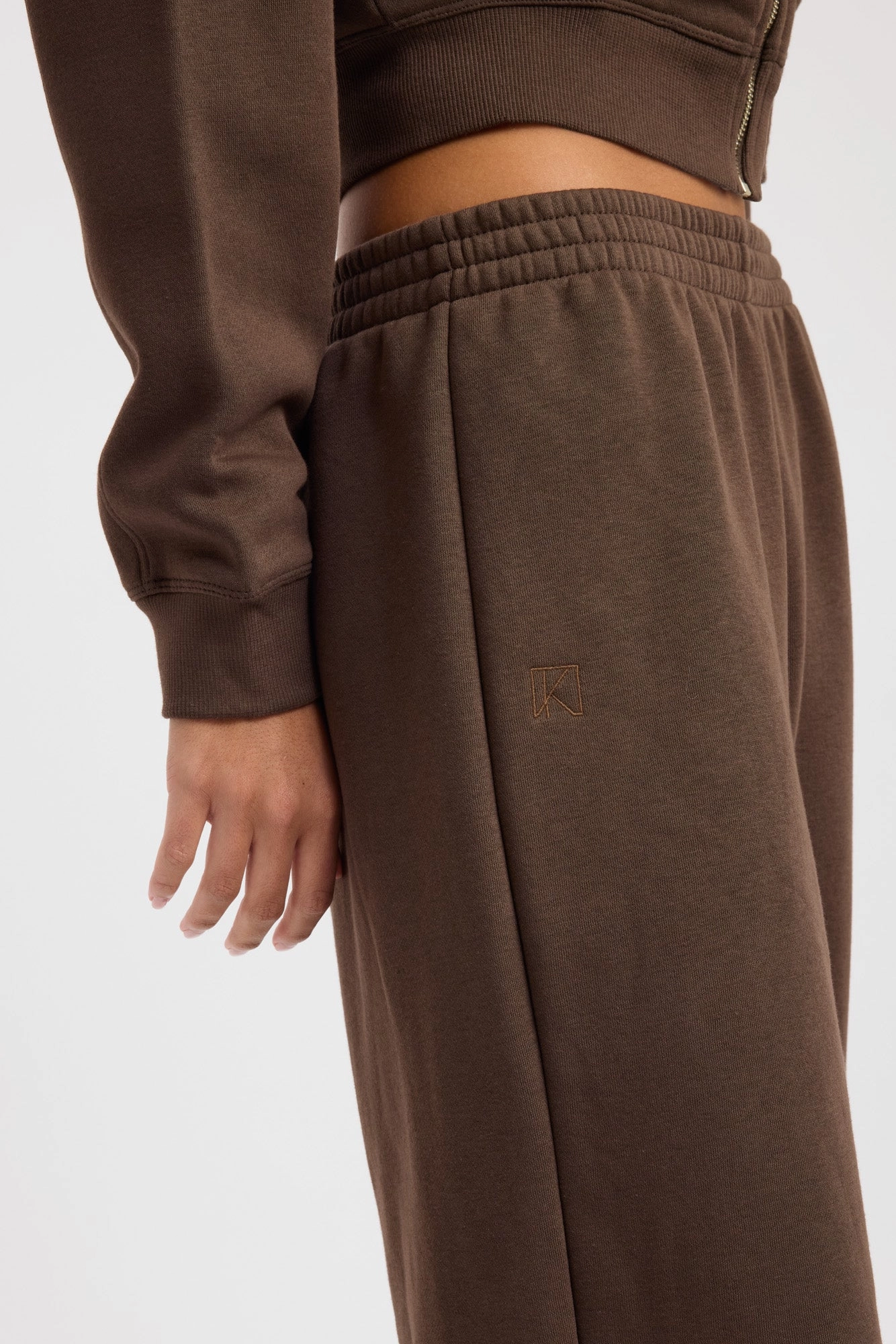 Water Resistant No Frills Fit Tate Wide Leg Track Pant
