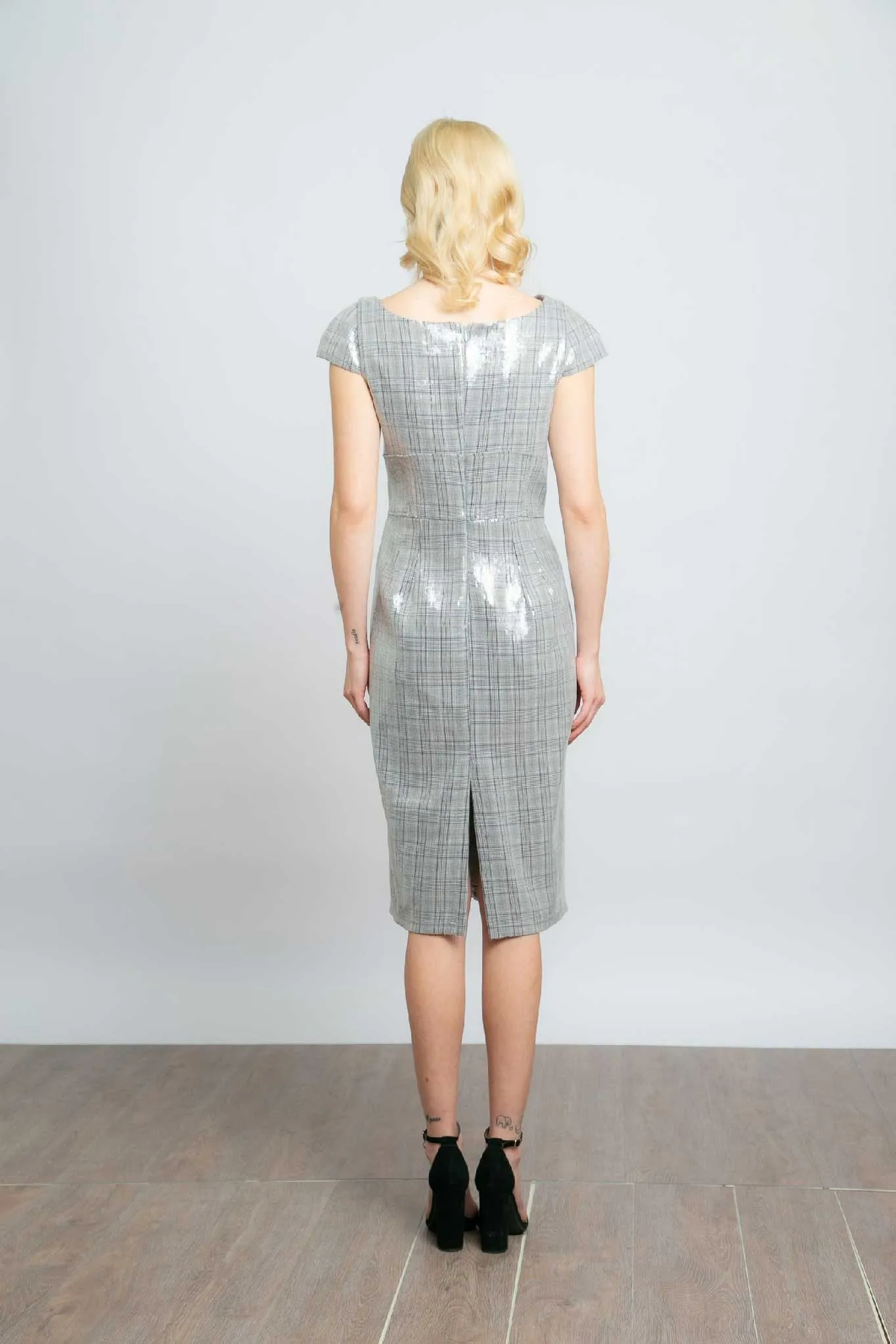 Tatum Dress - Zion Plaid Silk Flow