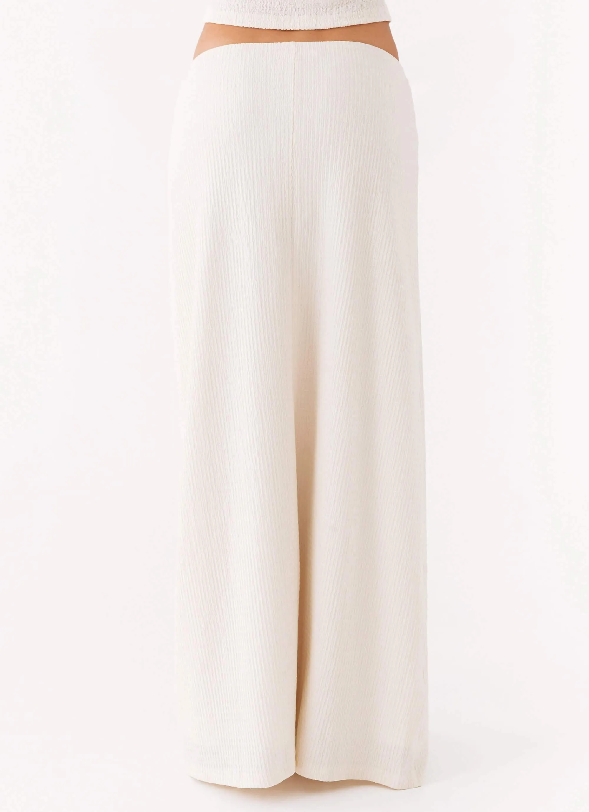 Rugged Fit Tatum Low Rise Maxi Skirt - Ivory