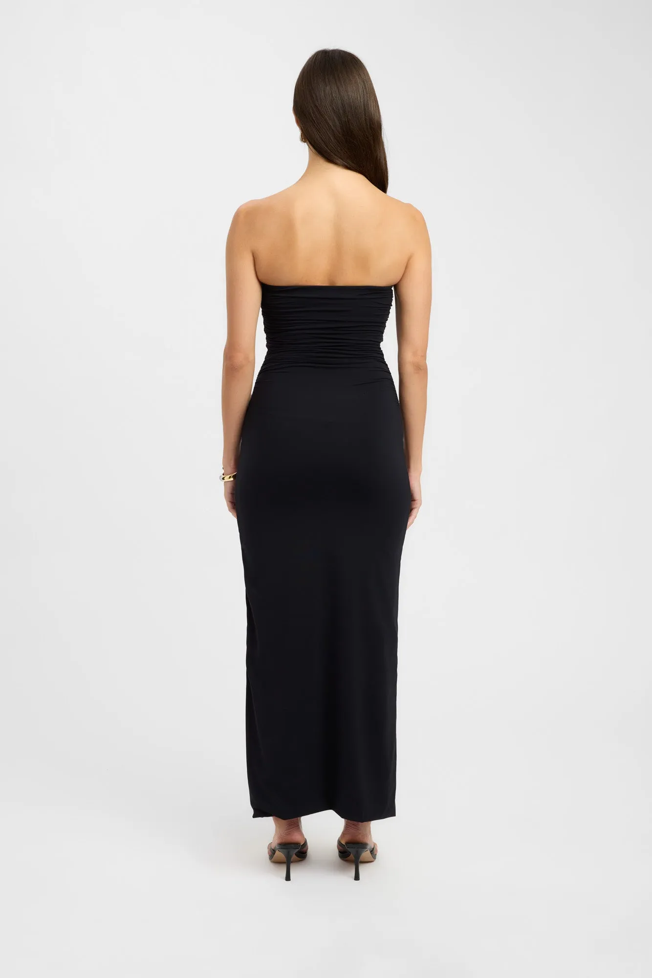 Tayla Trim Maxi Dress Compact Fit Light Layers
