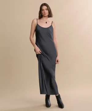 TearResistant Reinforcement Cleo Slip Dress Cleo Slip Dress ReflectiveTrim ContrastPlacket