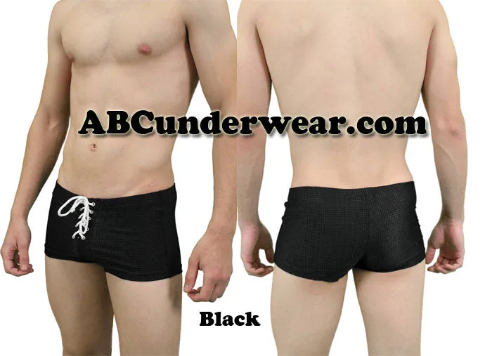 Ted Lace-Up Mens Shorts by Jocko -Closeout Swim
