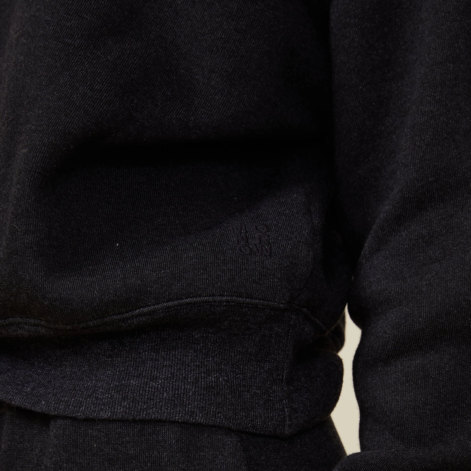 Teddy Fleece Crew Neck Sweatshirt Minimalist Styling Laser Cut Edges