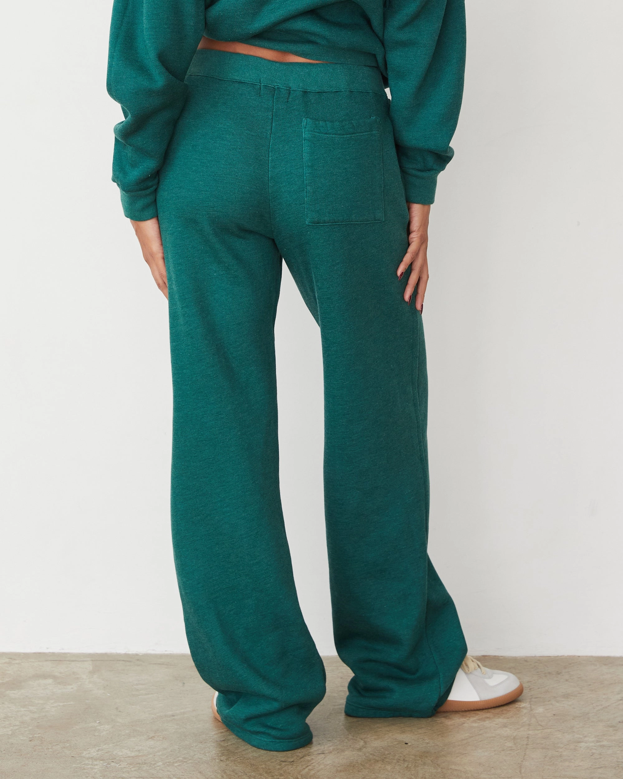 Teddy Fleece Oversized Straight Leg Sweat Ultra Stretch