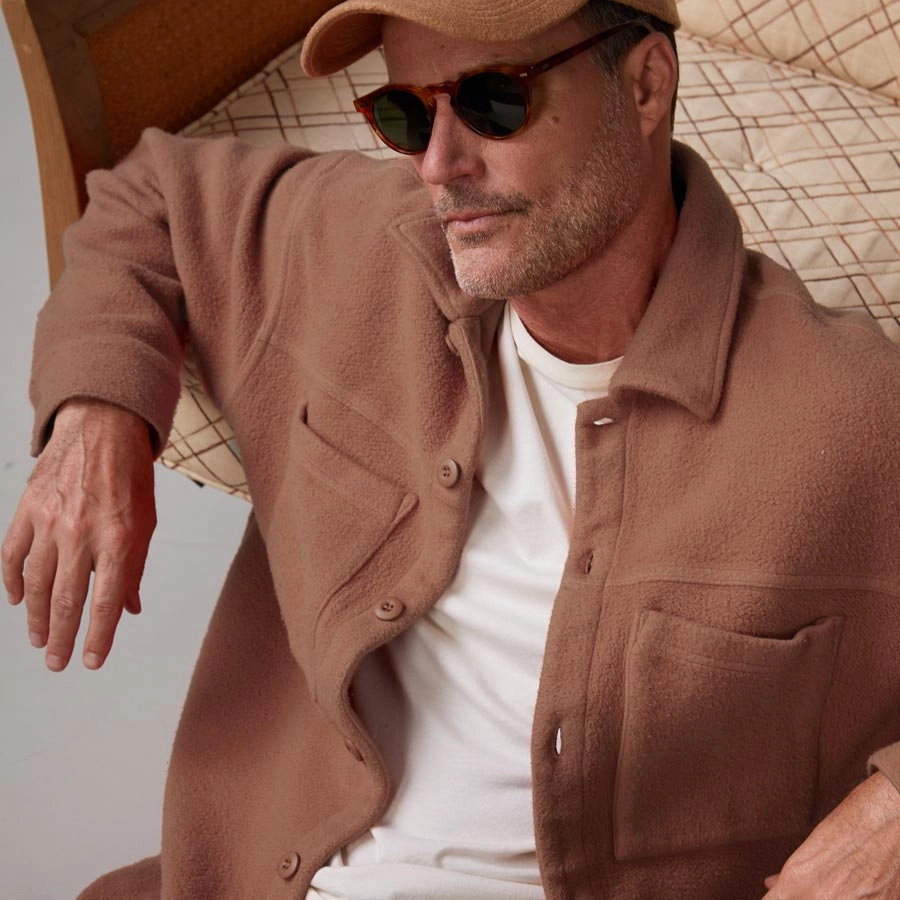 Cooling Technology Teddy Fleece Shacket